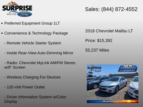 Used 2018 Chevrolet Malibu LT FWD image 6