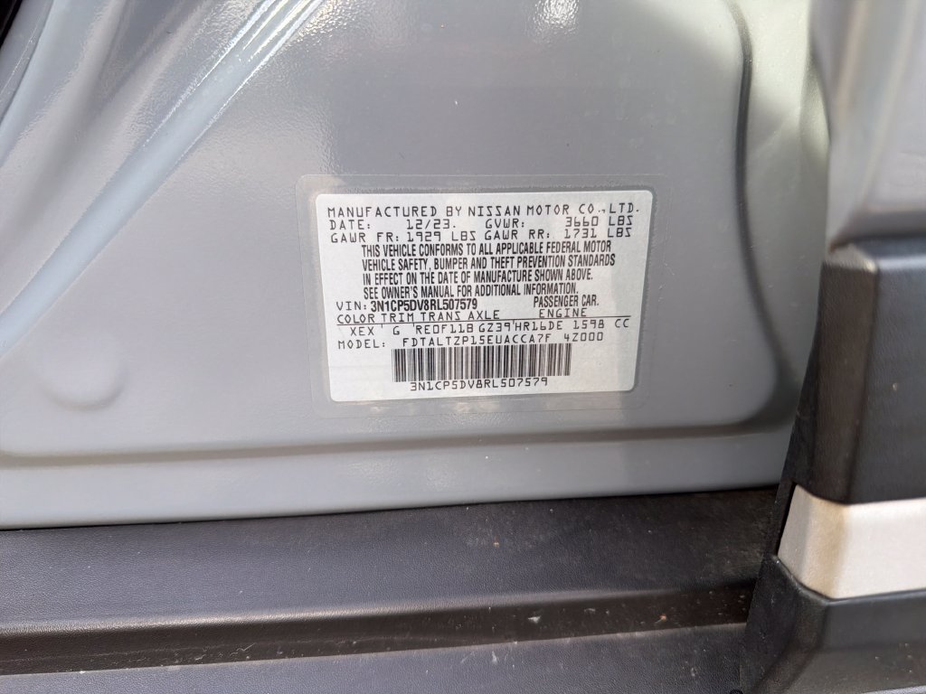 Certified 2024 Nissan Kicks SR w/ SR Premium Package FWD image 30