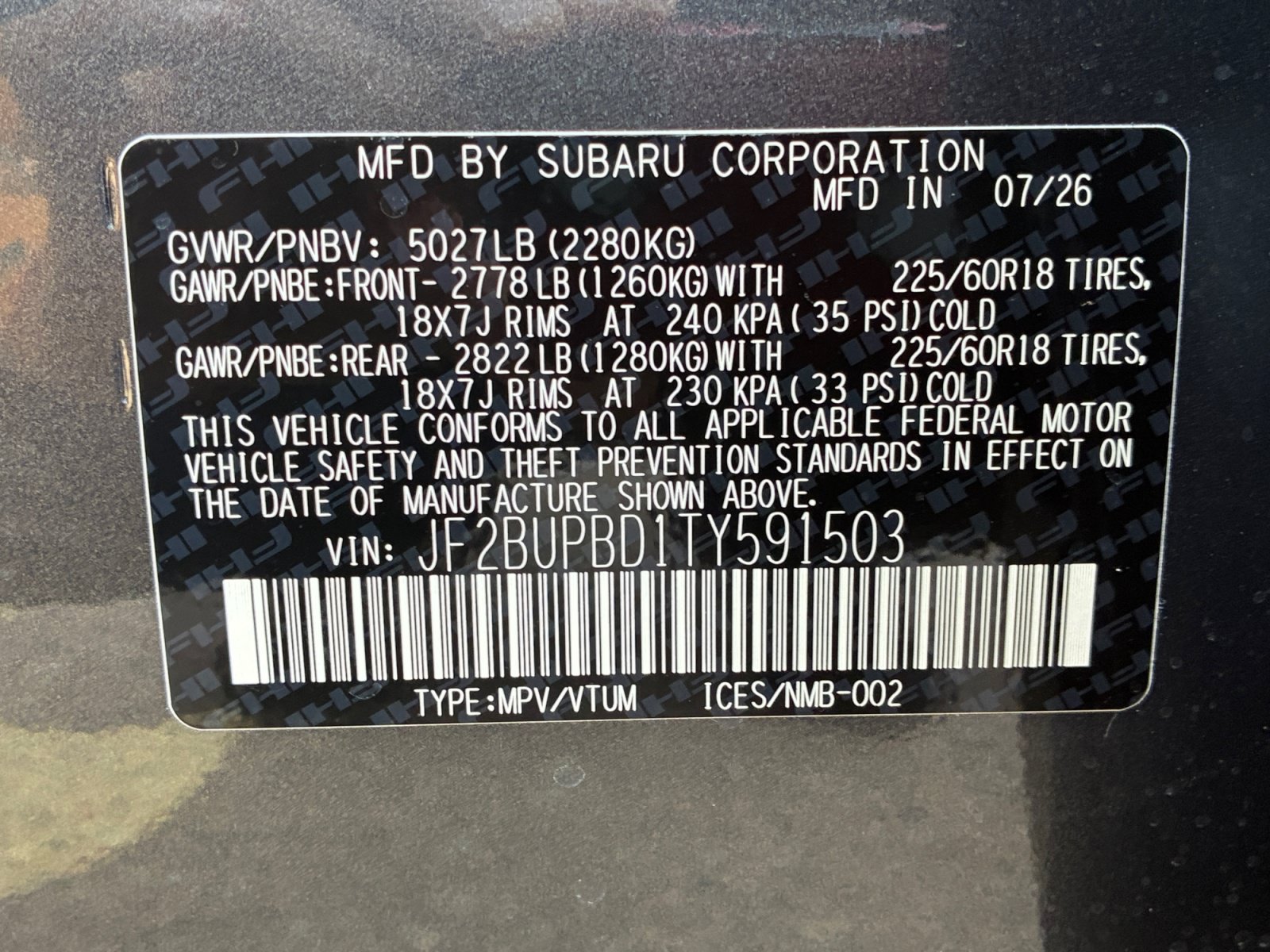 New 2026 Subaru Outback Premium AWD/4WD image 36
