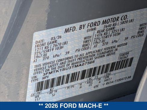 New 2026 Ford Mustang Mach-E Select AWD/4WD image 21