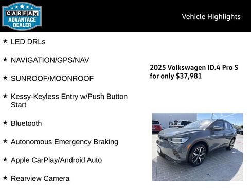 Certified 2025 Volkswagen ID.4 Pro S AWD/4WD image 5