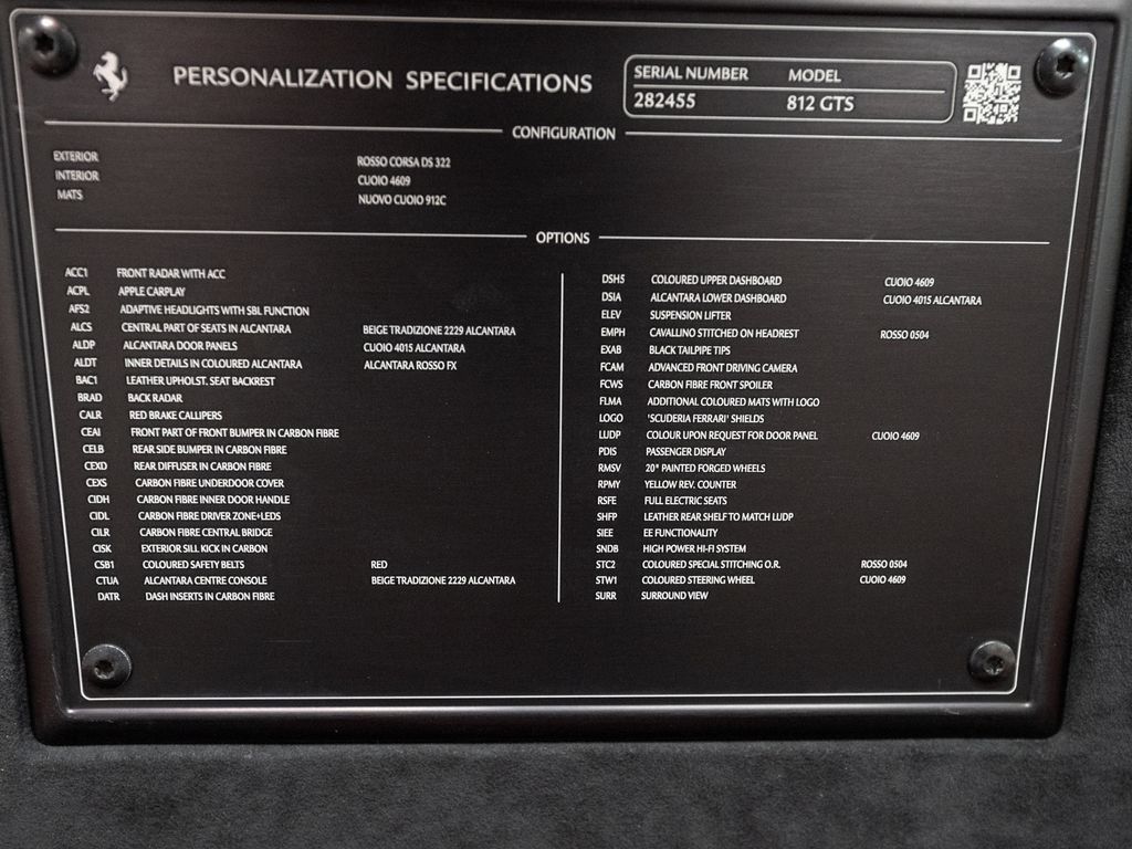 Certified 2022 Ferrari 812 GTS RWD image 33