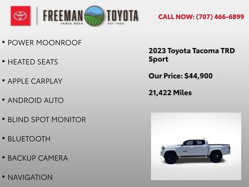 Used 2023 Toyota Tacoma TRD Sport w/ TRD Premium Sport Package AWD/4WD image 10