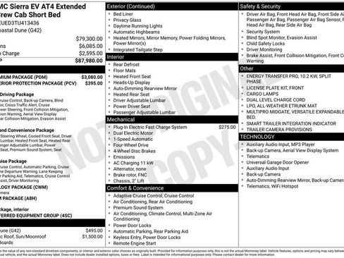 New 2026 GMC Sierra EV AT4 w/ AT4 Premium Package image 6