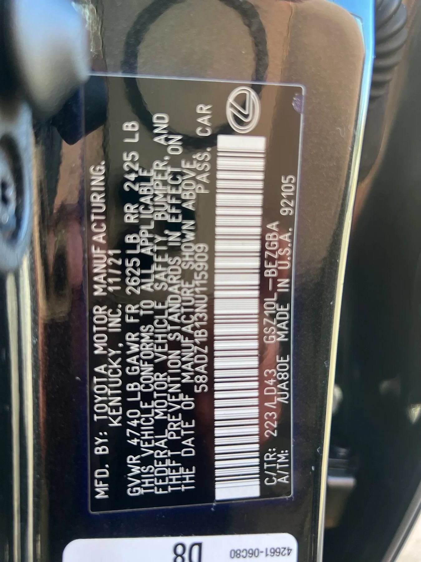 Used 2022 Lexus ES 350 w/ Premium Package FWD image 31