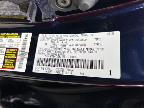 New 2026 Toyota Tundra SR5 image 11