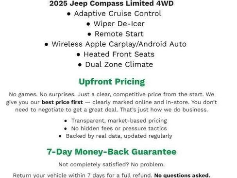 Used 2025 Jeep Compass Limited AWD/4WD image 2