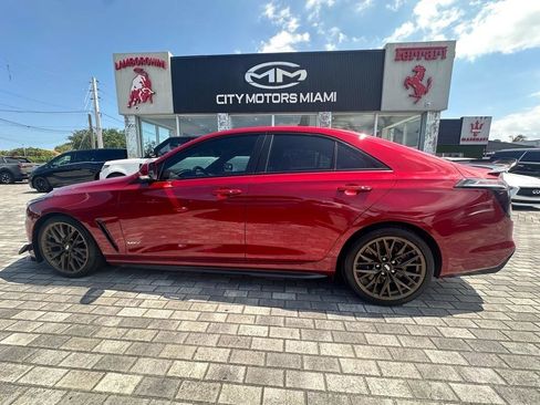 Used 2022 Cadillac CT4 V Blackwing w/ Carbon Fiber 1 Package RWD image 4