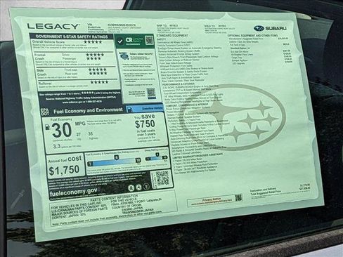 Used 2025 Subaru Legacy Limited AWD/4WD image 18