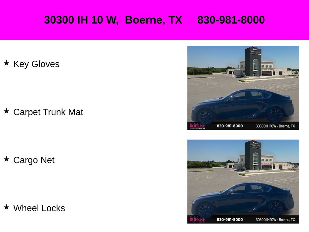 Used 2025 Lexus IS 350 F Sport w/ Accessory Package 2 RWD image 17