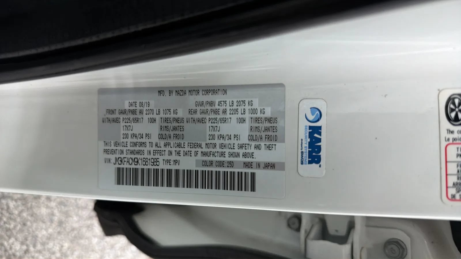 Used 2019 MAZDA CX-5 Touring FWD image 28