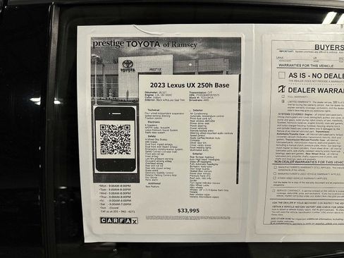 Used 2023 Lexus UX 250h AWD image 13