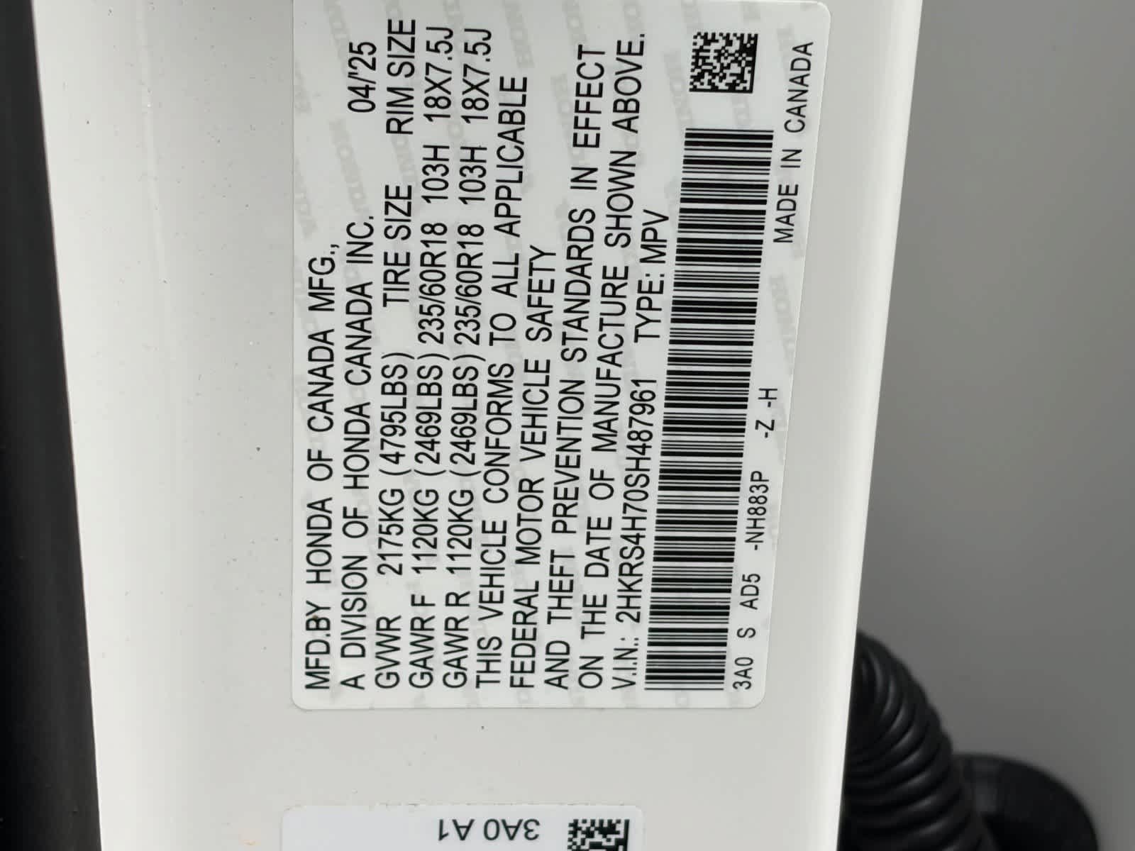 Used 2025 Honda CR-V EX-L image 22