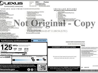 Used 2024 Lexus RZ 300e Premium w/ Technology Package FWD video 2