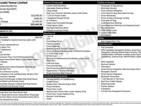 Used 2025 Hyundai Venue Limited FWD image 4