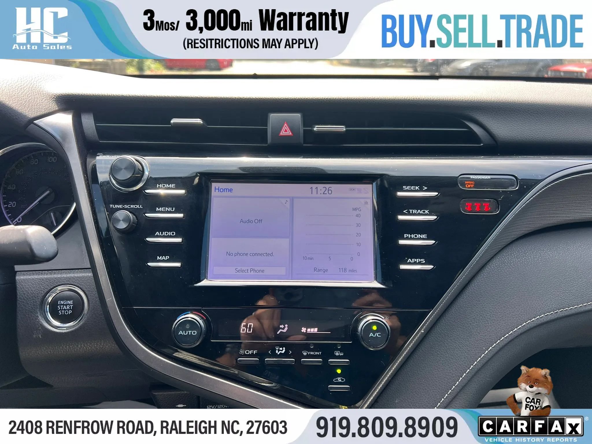 Used 2019 Toyota Camry SE w/ Convenience Package FWD image 23