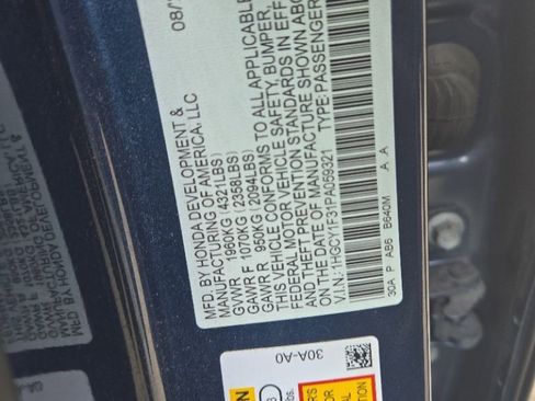 Used 2023 Honda Accord EX image 12