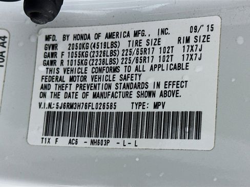 Used 2015 Honda CR-V EX-L image 12