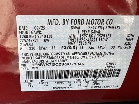 New 2025 Ford Explorer ST w/ Sun And Sound Package image 47