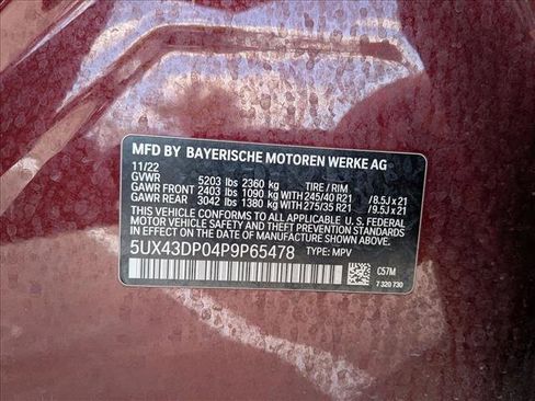 Certified 2023 BMW X3 sDrive30i w/ Premium Package image 15