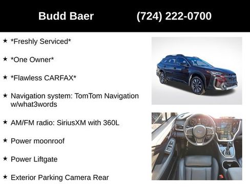 Certified 2025 Subaru Outback Limited XT image 8