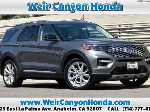 Used 2022 Ford Explorer Platinum w/ Class IV Trailer Tow Package RWD image 1