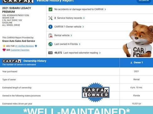 Used 2021 Subaru Legacy Premium image 4