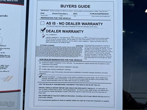 Certified 2023 Jeep Grand Cherokee L Laredo image 27