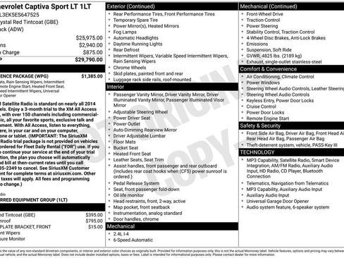 Used 2014 Chevrolet Captiva Sport LT w/ Convenience Package FWD image 4