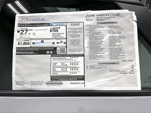 New 2026 MAZDA CX-30 AWD 2.5 S image 42