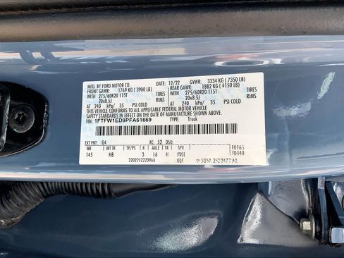 Certified 2023 Ford F150 Lariat w/ Equipment Group 502A High AWD/4WD image 37