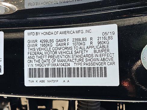 Used 2019 Honda Accord LX image 26