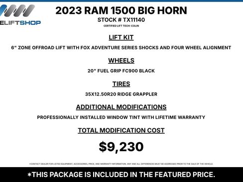 Used 2023 RAM 1500 Big Horn AWD/4WD image 1