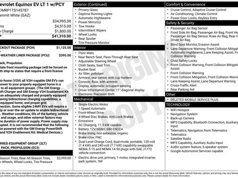 Used 2026 Chevrolet Equinox EV LT w/ LPO, Blackout Package FWD image 38