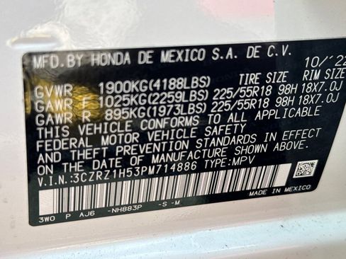 Certified 2023 Honda HR-V Sport image 28