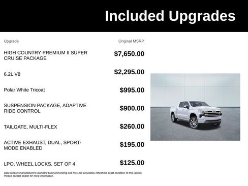 New 2026 Chevrolet Silverado 1500 High Country AWD/4WD image 6