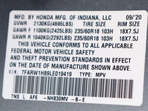 Used 2020 Honda CR-V EX-L image 46