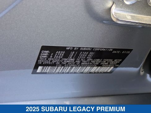 Certified 2025 Subaru Legacy Premium image 76