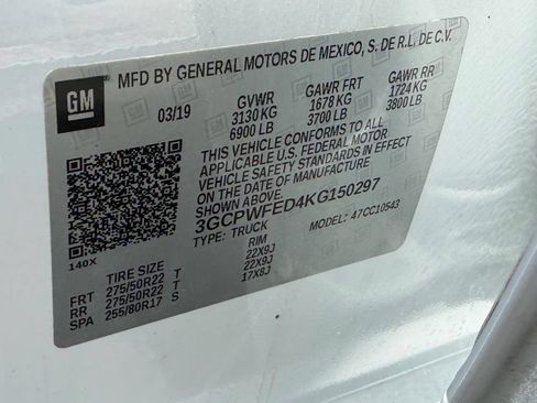 Used 2019 Chevrolet Silverado 1500 High Country RWD image 23