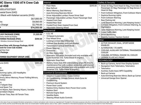 New 2026 GMC Sierra 1500 AT4 w/ Technology Package AWD/4WD image 5