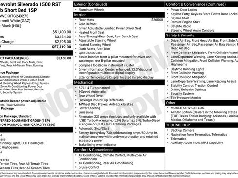 Used 2026 Chevrolet Silverado 1500 RST w/ RST Select Package RWD image 3