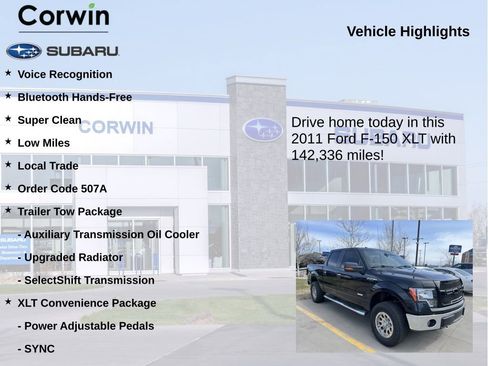 Used 2011 Ford F150 XLT w/ XLT Chrome Pkg AWD/4WD image 6