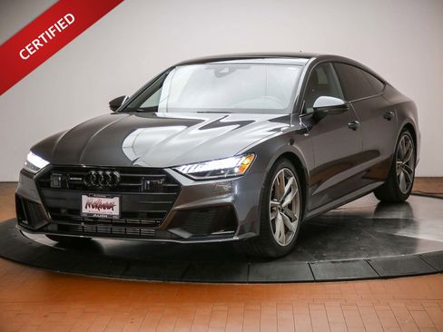 Certified 2023 Audi A7 3.0T Prestige w/ S Line Black Optic Package AWD/4WD image 1