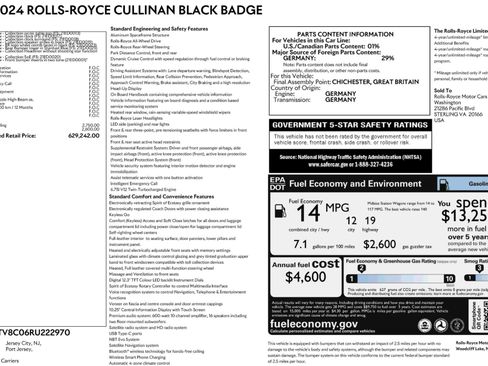 Used 2024 Rolls-Royce Cullinan Black Badge image 23