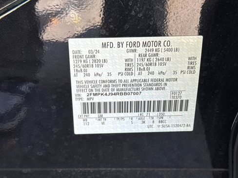 Certified 2024 Ford Edge SEL w/ Convenience Package AWD/4WD image 29