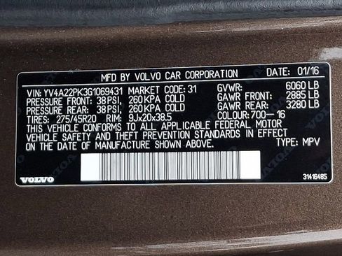 Used 2016 Volvo XC90 T6 Momentum w/ Protection Package Plus image 29