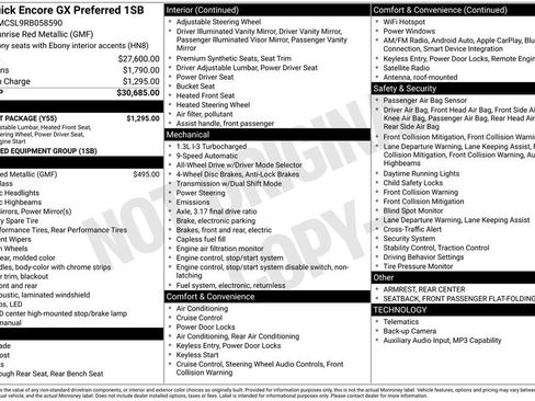Used 2024 Buick Encore GX Preferred w/ Comfort Package AWD/4WD image 12