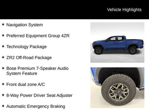 Certified 2025 Chevrolet Colorado ZR2 w/ Technology Package AWD/4WD image 27
