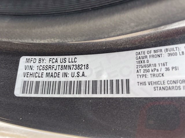 Used 2021 RAM 1500 Laramie AWD/4WD image 8