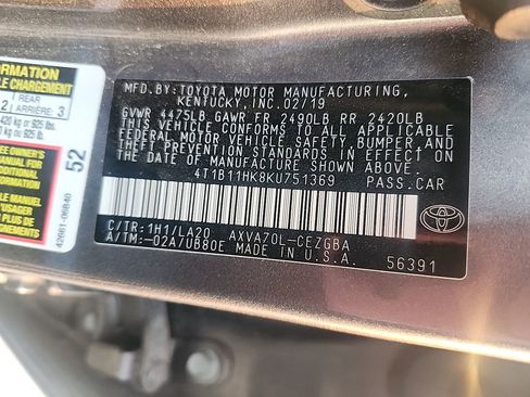 Used 2019 Toyota Camry XLE image 14